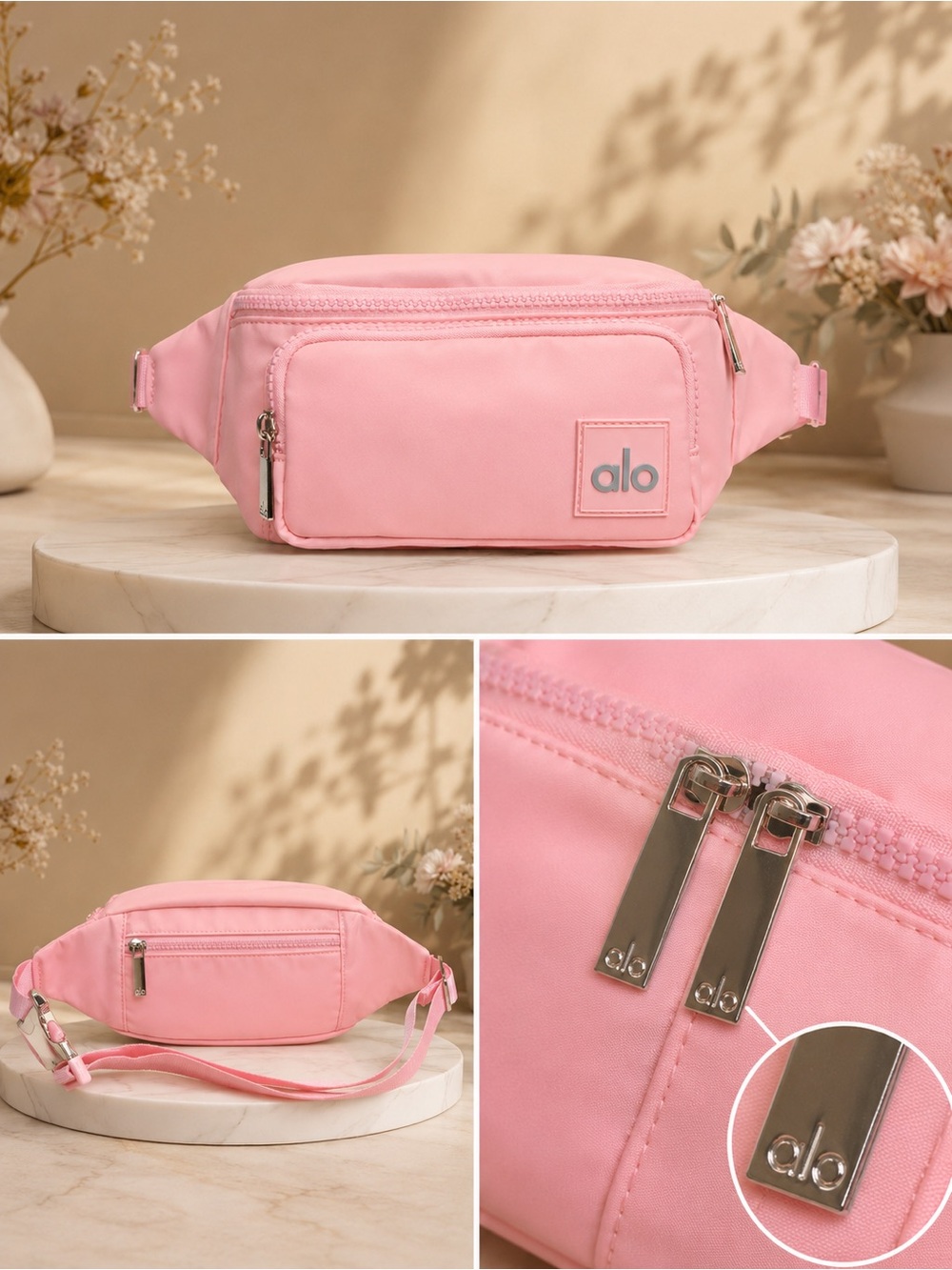 Pink Women’s Waist Bag - Soft Pink Fanny Pack